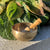 4.5 inch tibetan singing bowl and wooden mallet