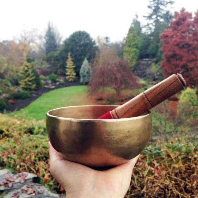 Using a Singing Bowl With Water