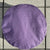 Overhead view of Shanti Bowl Plum Meditation Cushion