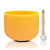 Colored Crystal Singing Bowls Solar Plexus Chakra Yellow